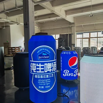 Customized Can Shape LED Display Advertising Screen with Front Service Design Creative Beer Can Style Video Wall for Bar