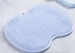 Скребок для мытья ног массажер силиконовый пилинг коврик купания с подушкой на