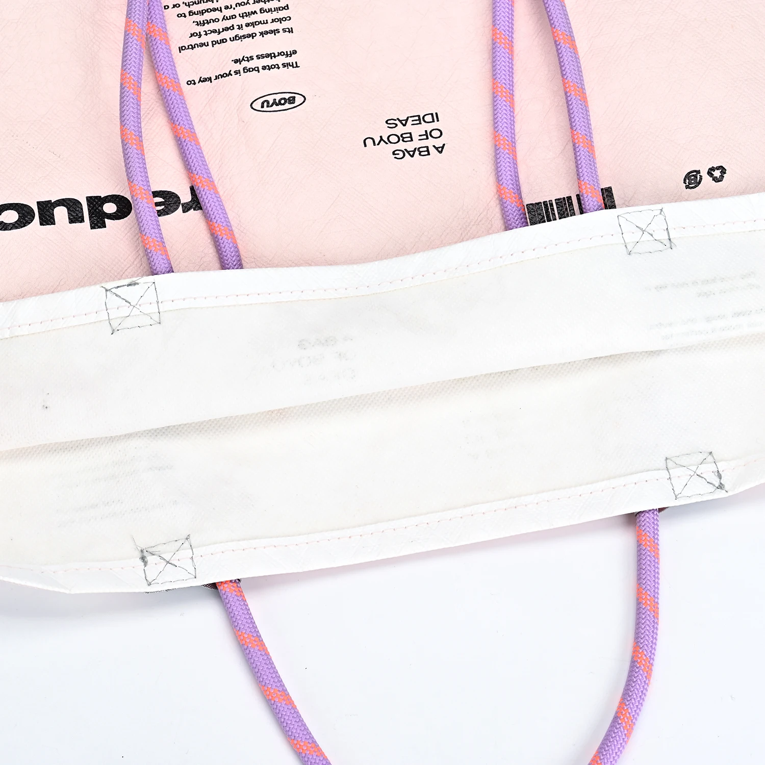 Medium-Sized Eco-Friendly Tyvek Tote Bag Light Strong Reusable Shopping Pouch Screen-Printed Beach Bag Made Dupont Paper Coated factory