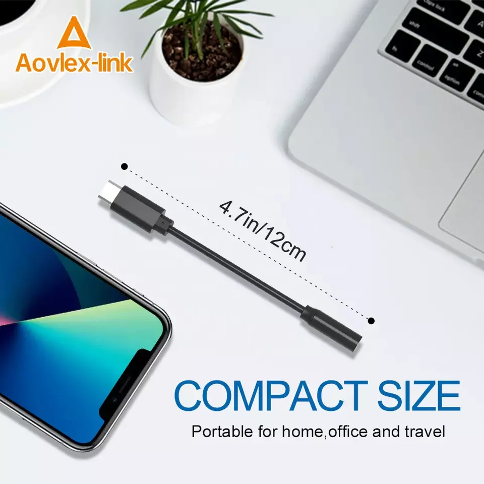 Usb C To 3.5mm Headphone Audio Adapter Headphones Adapter Type C To 3