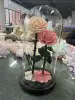 15*30cm 2 cabezas de flores 7-8cm