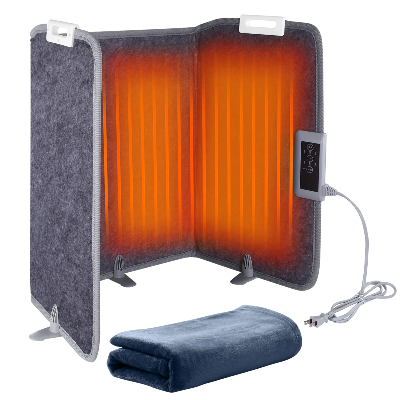 Грелка Для Ног Складная с подогревом и портативный подогреватель для офиса дома женщин электрический 100 В ~ 240 переменного тока PSE CE сертифицированный