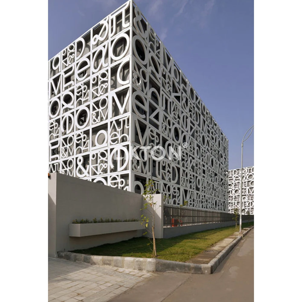 New 2025 Modern Commercial House Front Architectural Facade Building Design Curtain Wall Revit Design