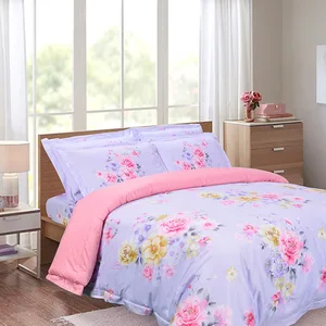 Soft Luxury Bedding Set Cotton Bedsheets Set 6 Pcs Floral Wholesale King Size Quilt Cover Sets
