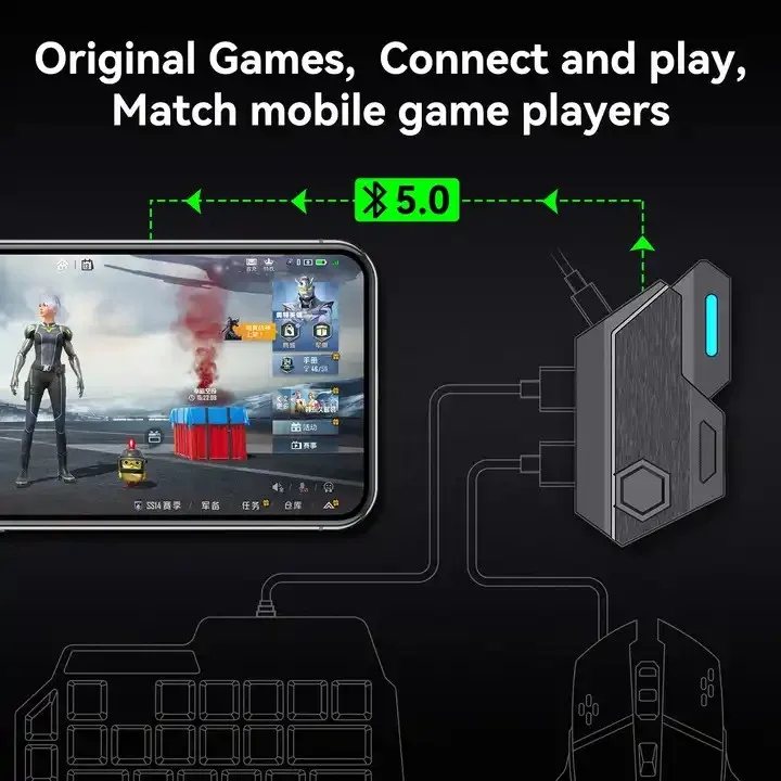 Контроллер 5 в 1, игровая клавиатура