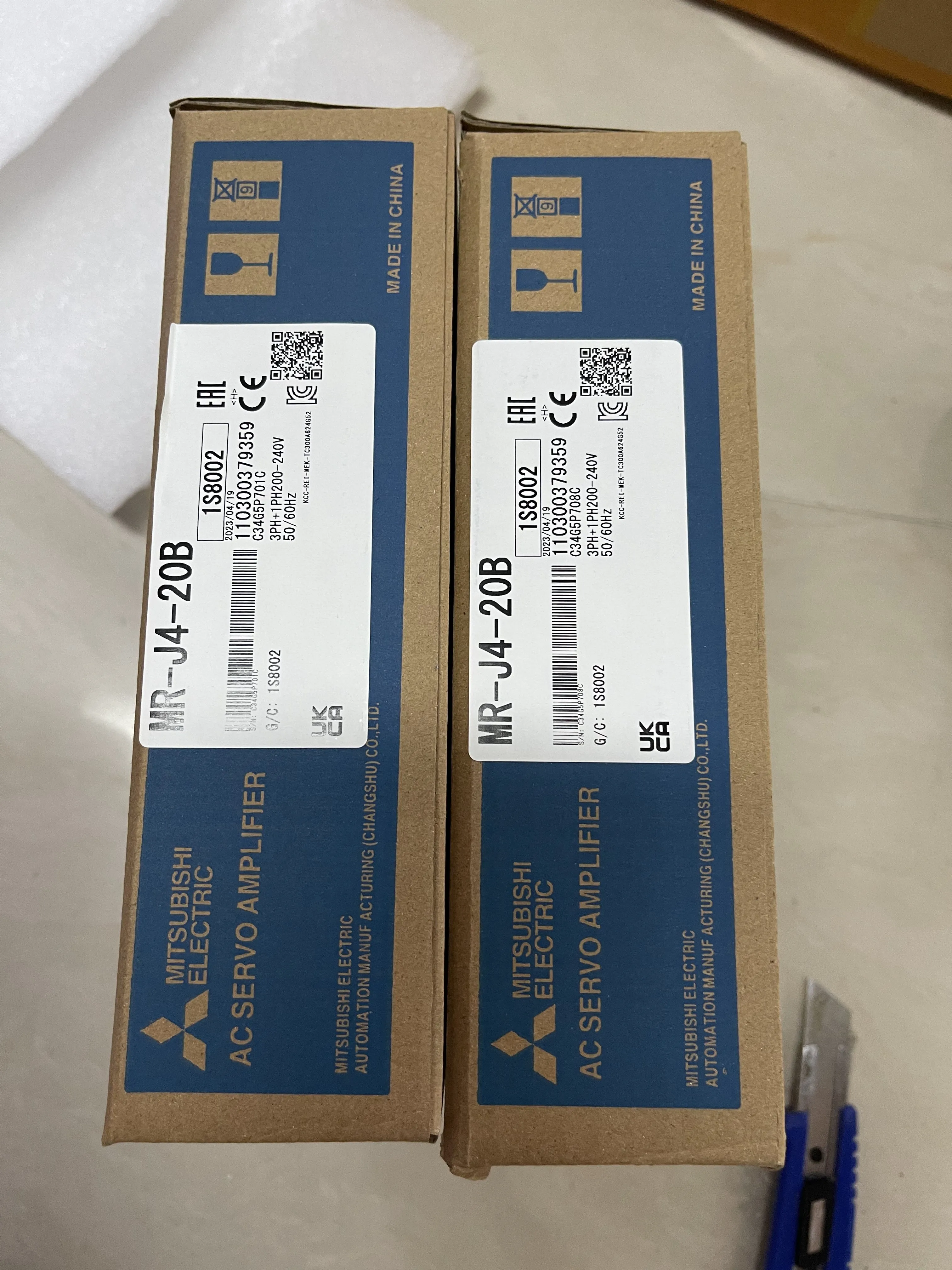 Mitsubishi AC Servo Amplifier MR-J4-20B