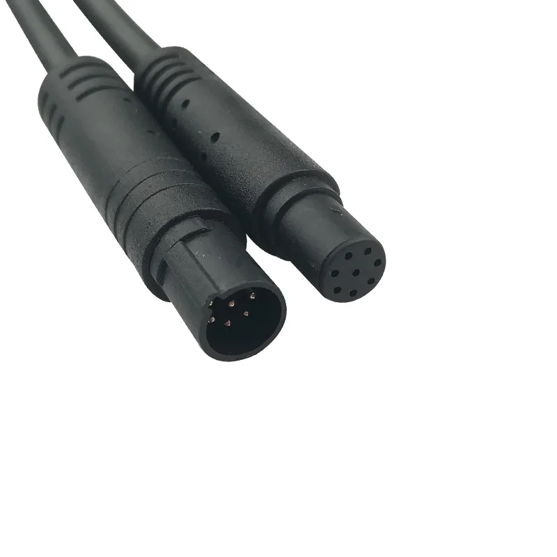 Custom 4 5 6 8 Pin Car Reverse Driving Recorder Rear View Reversing Camera Extension Cable