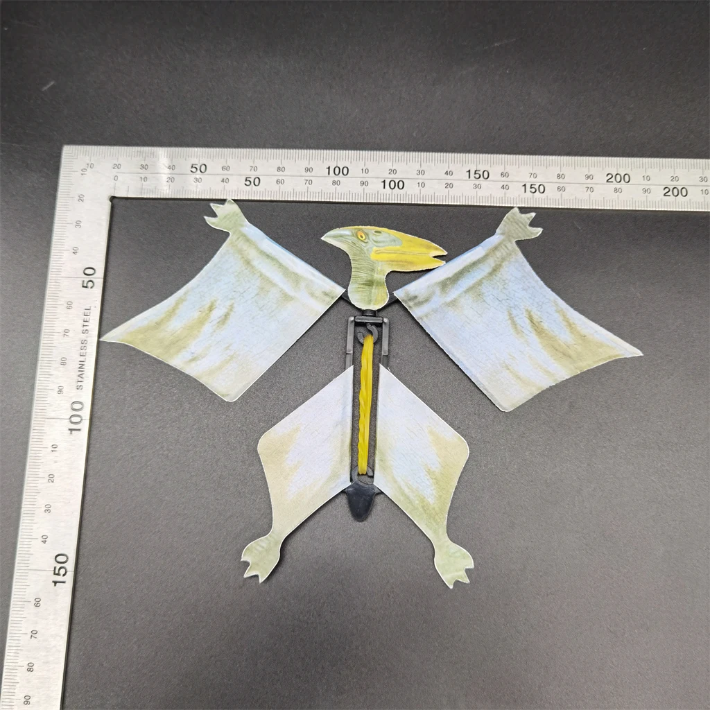 Заводная Волшебная резинка, бумажная летающая игрушка динозавр
