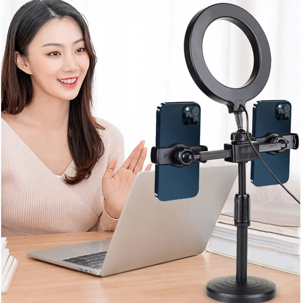 Ringlight with Tripod for Phone Professional Selfie Setup