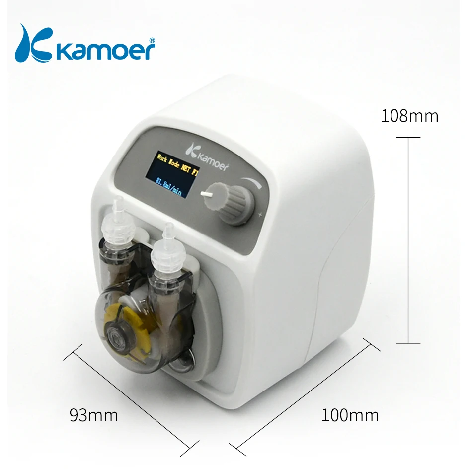 Kamoer KXP100 100ml/min Adjustable Low Flow Rate 24V WiFi Remote Control Mini Lab Peristaltic Dosing Pump