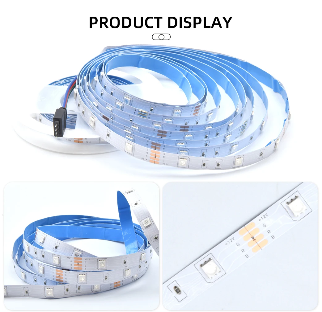 Smart Led Rope Light Smd5050 Color Changing Lights Strip Remote App ...