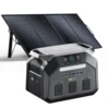 Negro + paneles solares de 400w