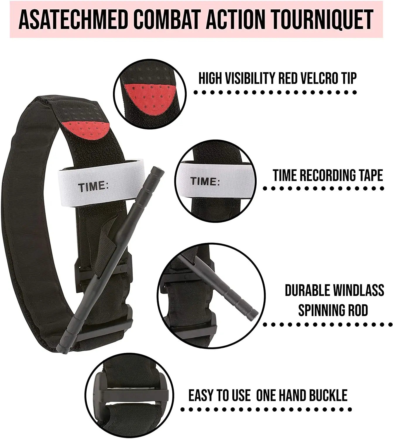 Rotary Tourniquet Tactical Arterial Emergency For Tactical First Aid ...