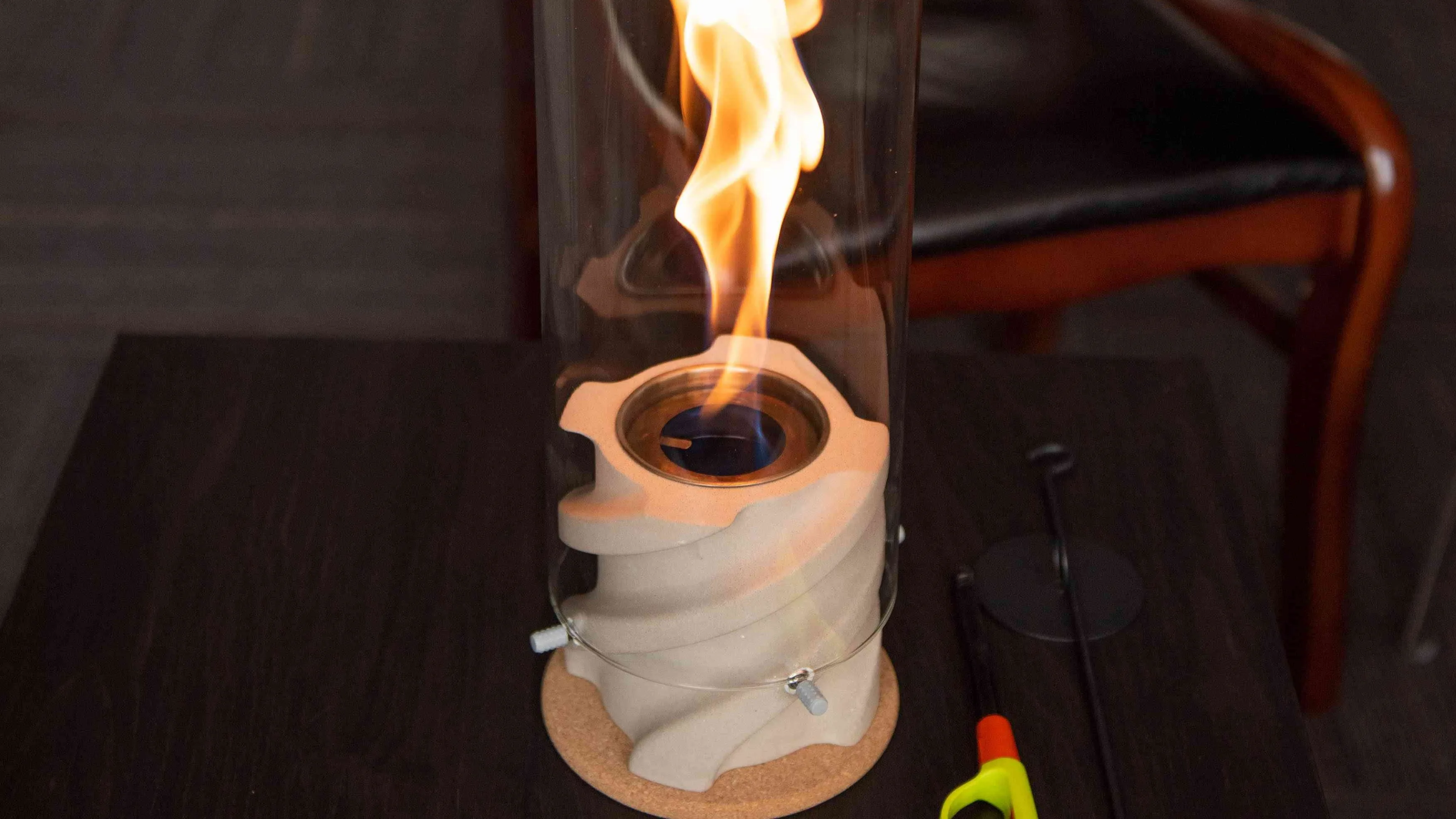 Indoor Mini Decoration Heater Tabletop Bio Ethanol Fire Pit Portable