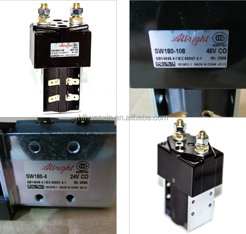 Schütz Kontaktor SW180 24V 200A - Ersatz Für ALBRIGHT Motorrelais