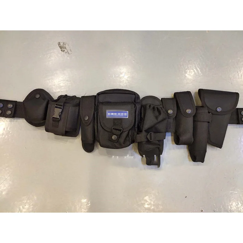 Adjustable Training Durable Outdoors Nylon Oxford Canvas Multifunctional Belt Security Equipment Patrol Belt