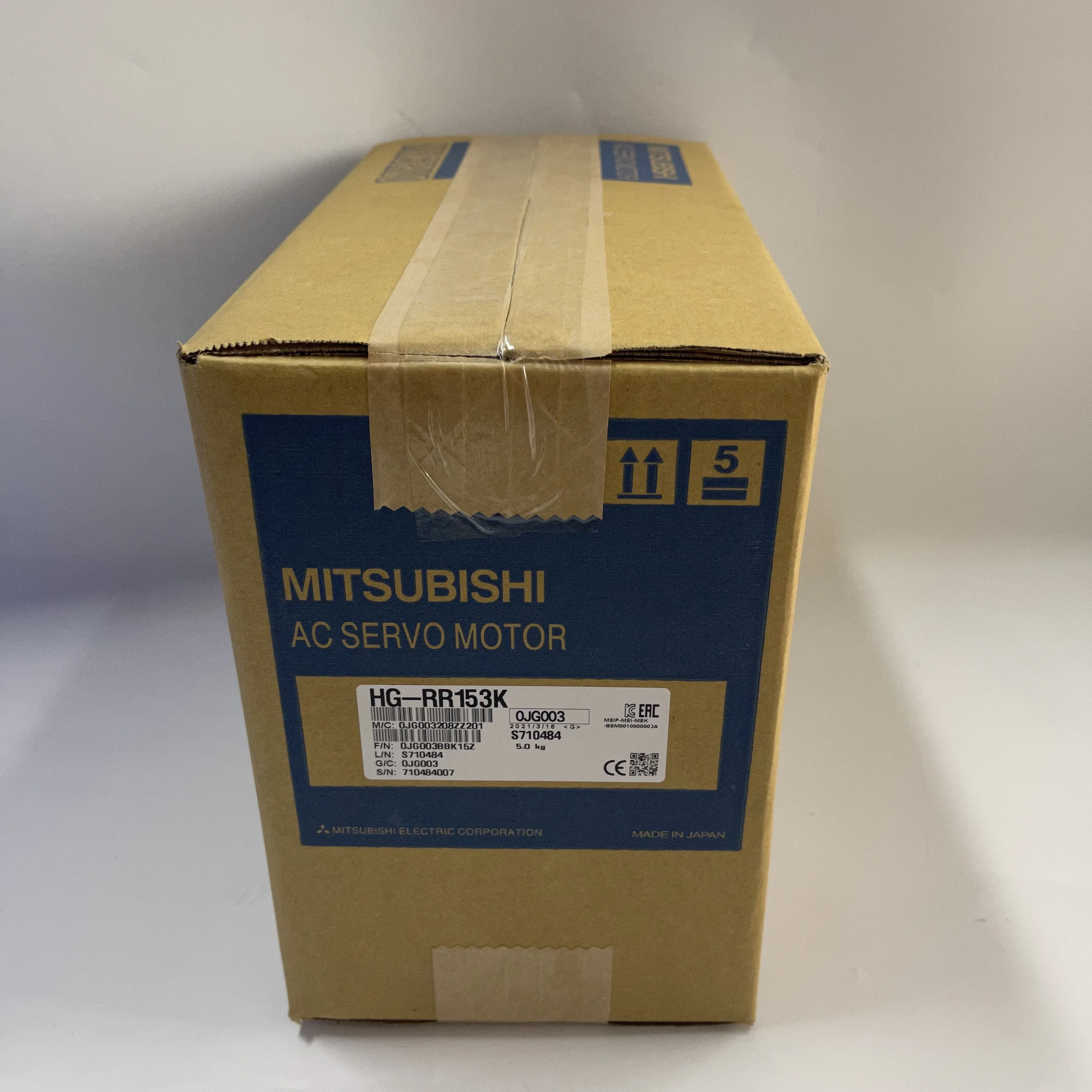 Mitsubishi AC Servo Motor HG-RR153K