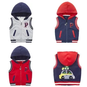 Wholesale Kid Clothes Coat 2017 Children Zip Up Hoodies Vest