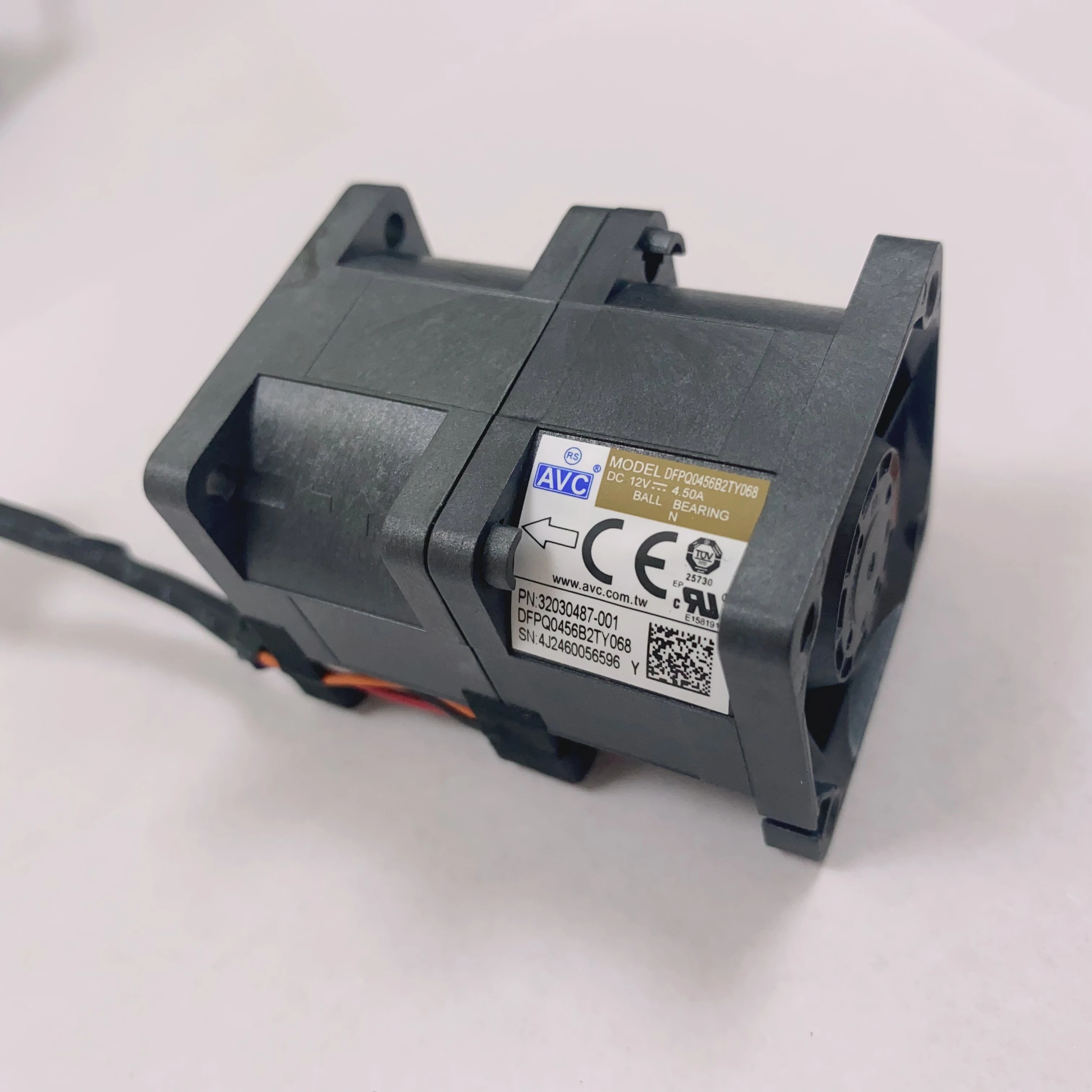 Server Cooling Fan AVC 4056 40x40x56mm extreme High Speed 30000RPM 4.5A 12vdc Ball Bearing Axial Flow Fan