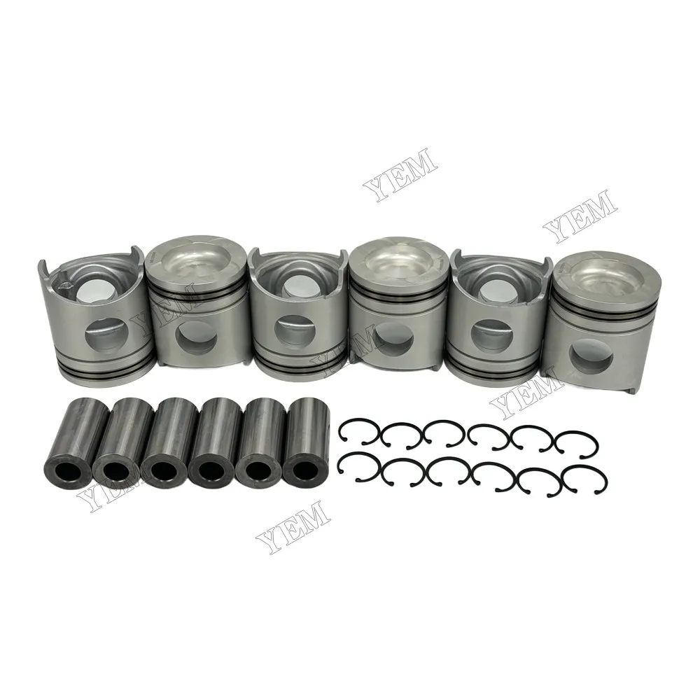 Piston Kit ME120684 ME120533 Fit for Mitsubishi 6D40 Engine