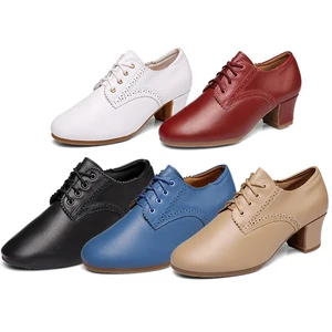Ladies' Rubber-Soled Modern Dance Shoes  Adult Outdoor Square Ballroom Dancing Performance Shoes