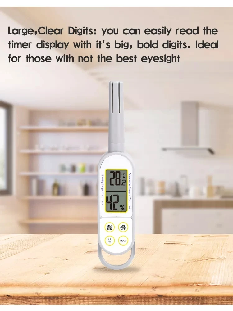 New Portable Indoor Thermometer Handheld Digital Temperature Humidity