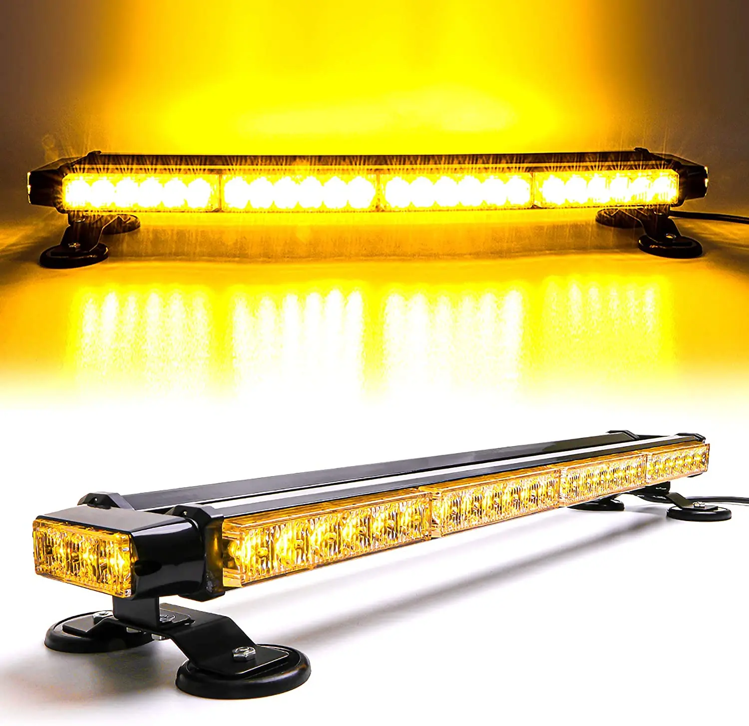 yellow strobe light