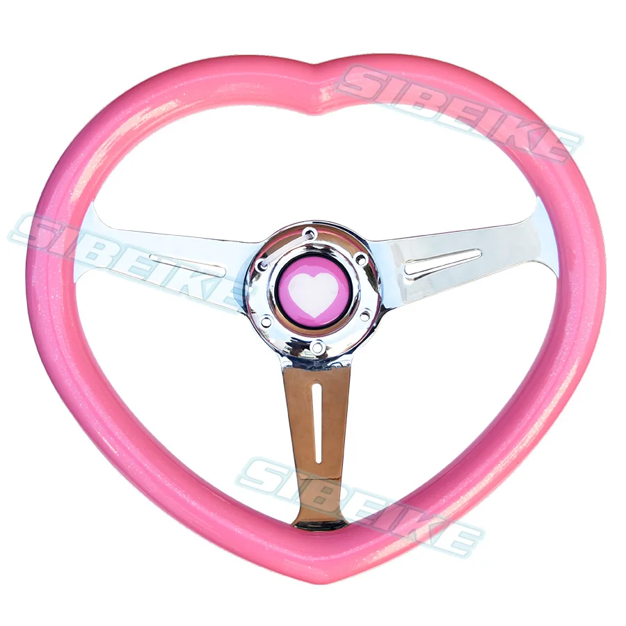 Shop Our Heart-Shaped Steering Wheel - 14 Inch, Custom Logo