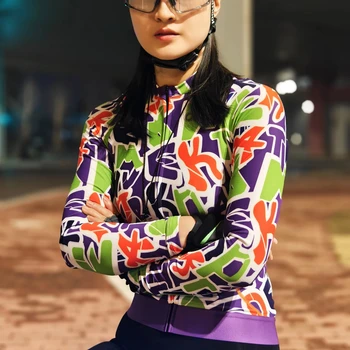 OKOA Custom Cycling Clothing Fleece Thermal Bike Jersey 2024 Winter Cycling Jacket