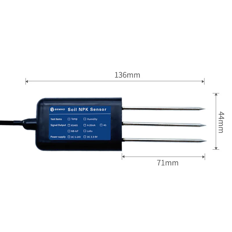 China supplier soil npk sensor soiling sensors Smart Soil NPK Sensor