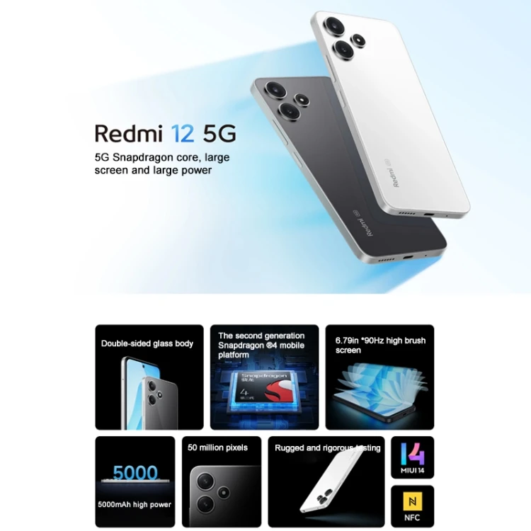 Xiaomi Redmi 12スマートフォングローバルバージョン128GB/256GB携帯