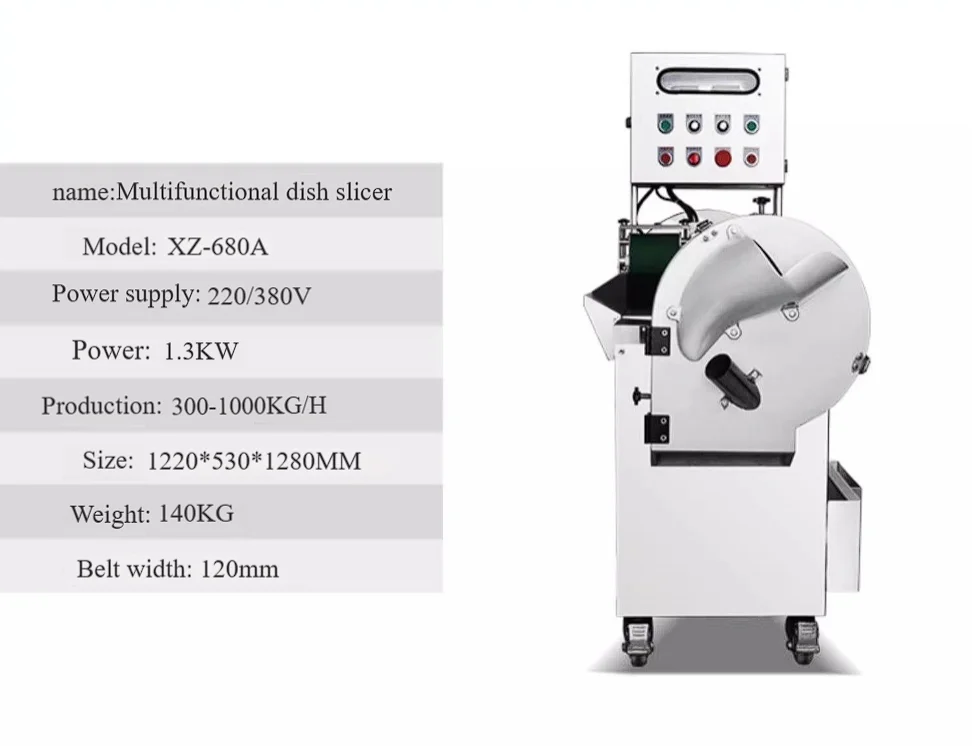 Commercial Multifunctional Vegetable Cutter Automatic Apple Potato Carrot Dicer Machine with Motor for Cabbage Shredding