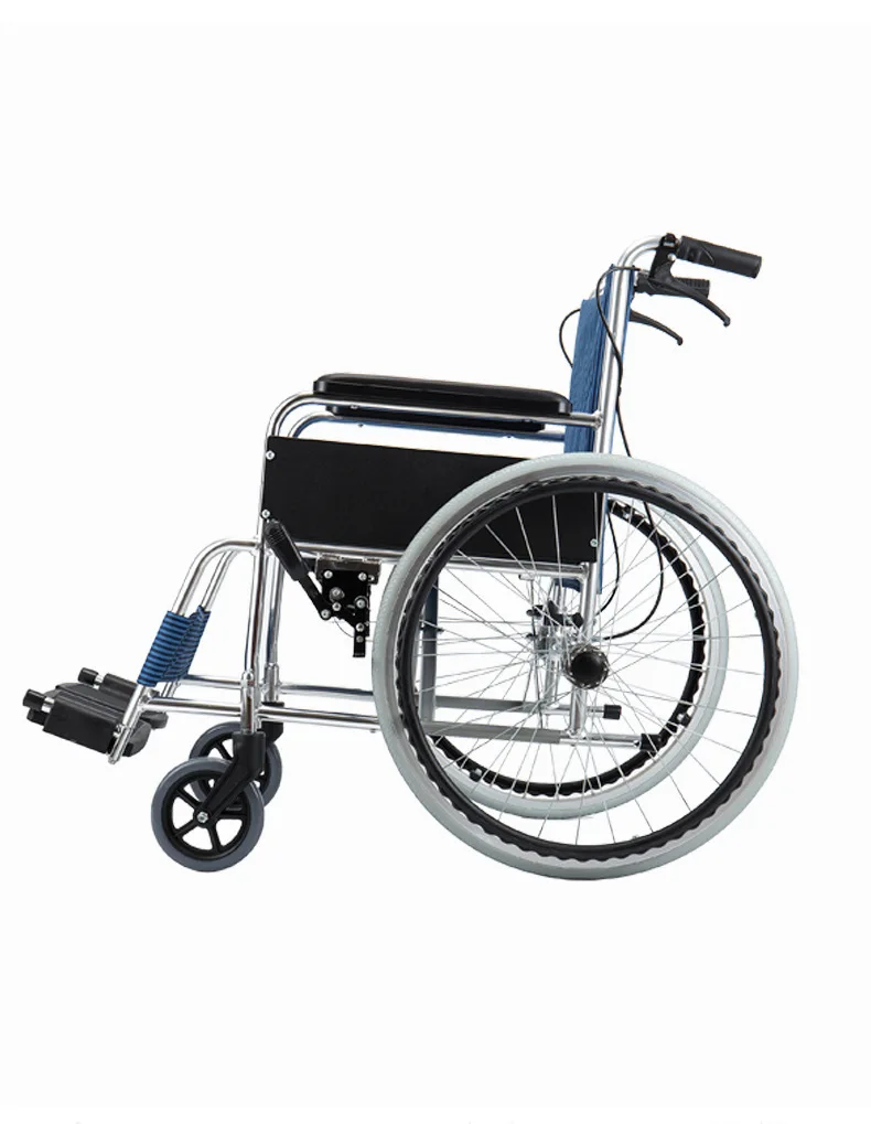 2024 High Quality Lightweight Aluminum Manual Wheelchair for the Elderly as a Walker & Rollator-121010