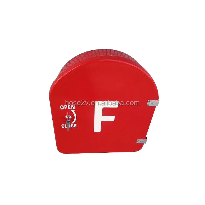 Fire Hose Box Fire Fighting Solution For Industrial Use Metal Carbon 