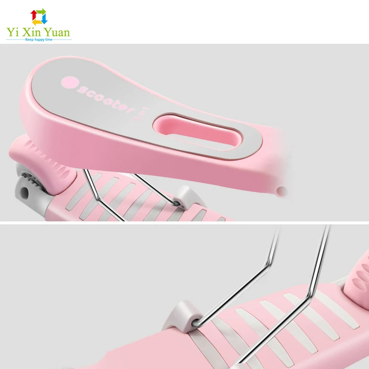 
 Новый трехколесный детский скутер с мягким сиденьем, складной, с большим колесом, детский скутер с регулируемой высотой  