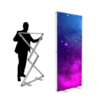 Double Sided Advertising Led Light Box Seg Light Box Exhibition Pop Up Display 10s Assemble Led Light Box Displays