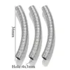 B- hole 4x3mm * 36mm-Silver color
