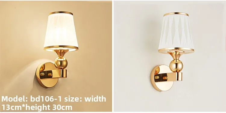 product new creative led american wall lamp for bedroom living room balcony stair corridor and aisle iron body with e26 bulb base-16
