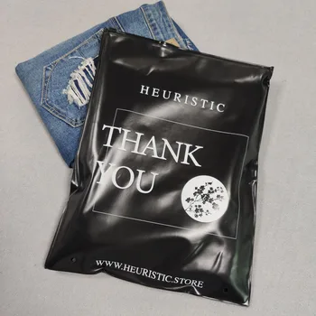 Pvc Waterproof Black Frosted/Matte Zipper Packaging Bag Black Ziplock Clothing Bag Small/Large Size Plastic Bag