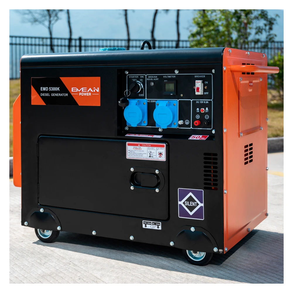 48 Volt diesel Dc Generator / 7.5kva / 220v Alternator 7.5 Kva Generator Price Electric Start Portable diesel Generators