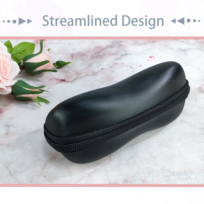 Small Outdoor Custom Logo Sunglasses Case Leather Waterproof PU Carrying Hard EVA Sunglasses Box Case factory