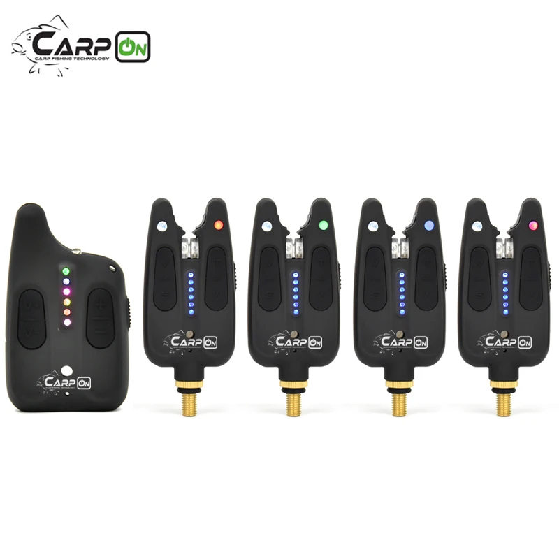 Wireless Black Plastic Fishing Carp Bite Alarm