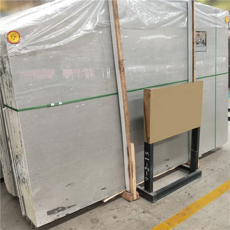 Light Gray Color Shay Grey Marble Slab for Morden Interior Design Home Wall Flooring Tiles Decoration, Cinderella Grey Marble