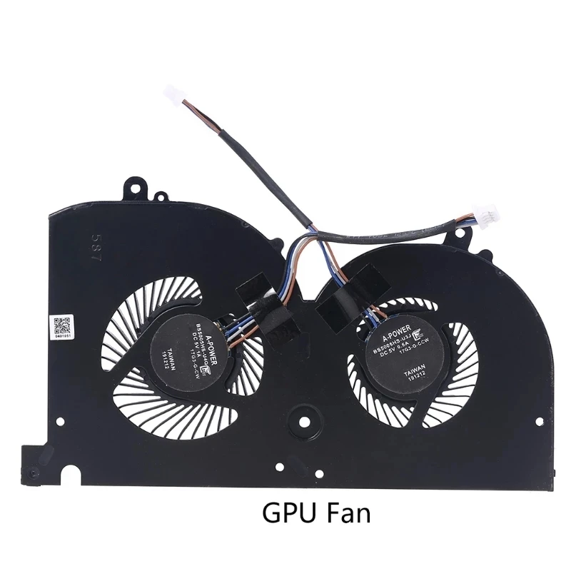 LOCADENCE Ventola di Raffreddamento CPU e GPU, Ventola di Raffreddamento per Laptop DC5V 0,5A 4