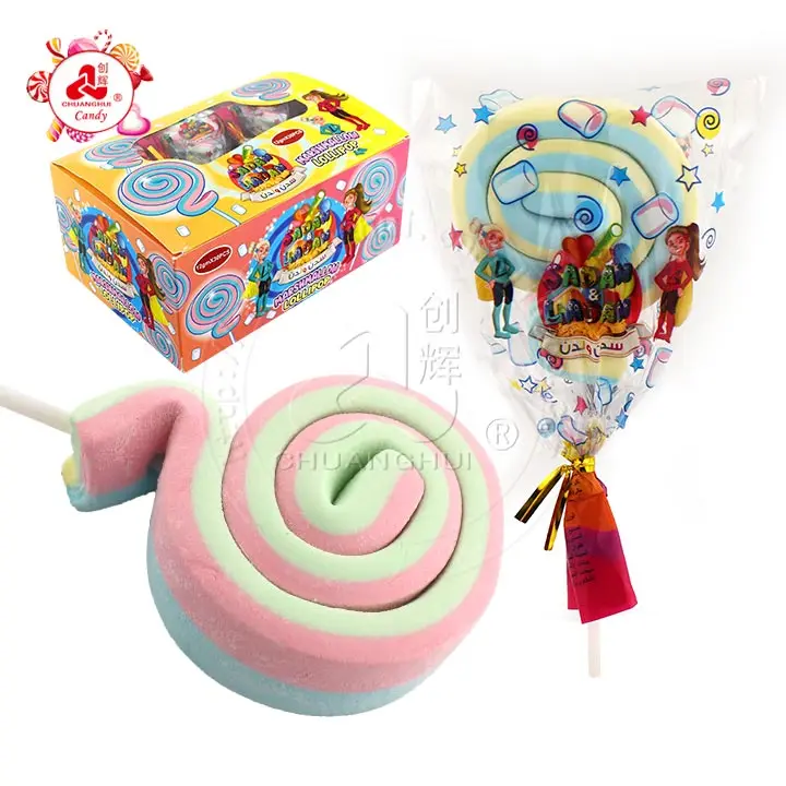 arcobaleno marshmallow lecca-lecca doppio colori marshmallow