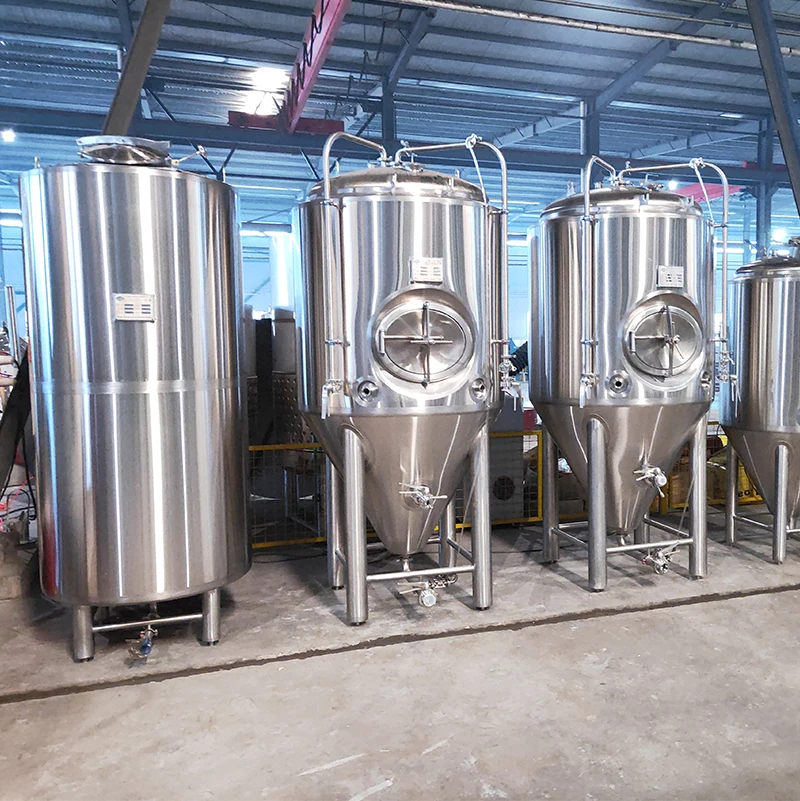 1000l Fermentation Tanks 10hl Fermenter Conical Vessel With Cooling ...