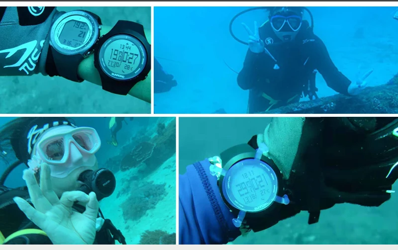 Digital Dive Computers 100 Meters Depth Waterproof Scuba Diving