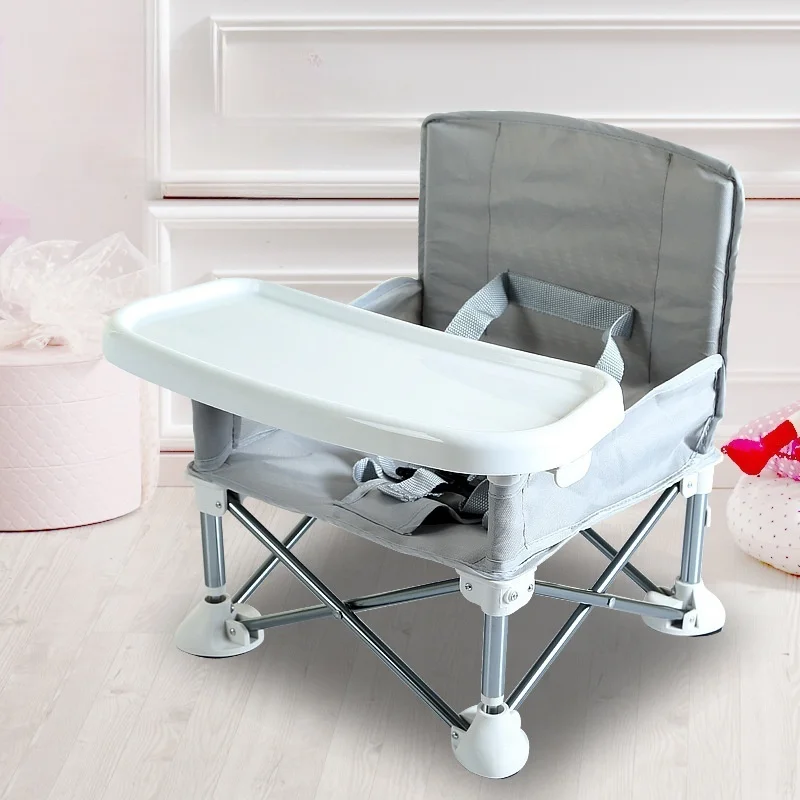 Multifunction Baby Dining Feeding Chair With Protection Belt Detachable for Washing Portable Baby Beach Chair