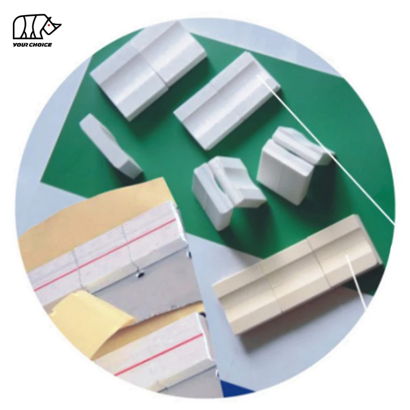 INWELT Customized China Manufacturer Insulation Ceramic Weld Backup Strip Alumina Ceramic Welding Backing with Adhesive Tape