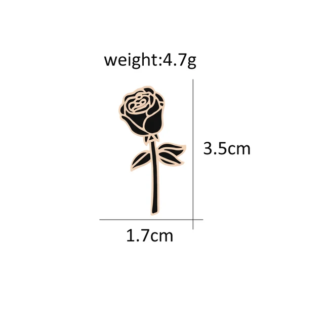 Flowers Badge Cartoon Fashion Brooches Enamel Pins Daisy Red Black Rose  Women Clothes Collar Lapel Pin Accessories Jewelry Gifts - Buy Flowers  Badge Cartoon Fashion Brooches Enamel Pins Daisy Red Black Rose